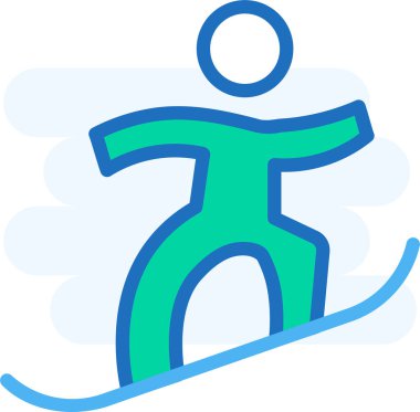 Basit vektör çizimi buz pateni