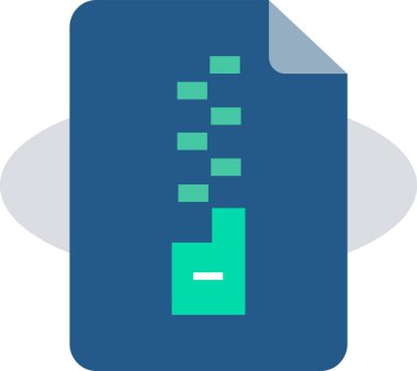 Basit vektör illüstrasyon finansal iş teknolojisi kavramı 