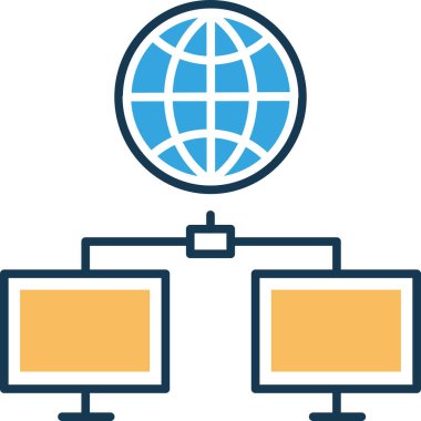 Basit vektör illüstrasyon veri aktarımı