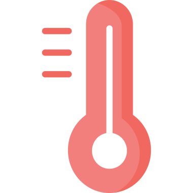 Basit vektör çizim termometresi 