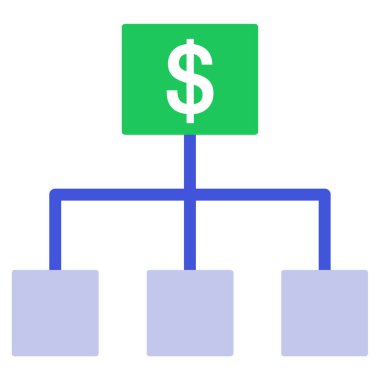 Basit vektör illüstrasyon organizasyonu