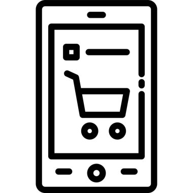 Basit vektör illüstrasyon menüsü 