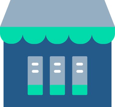 Basit vektör illüstrasyon kitapçısı