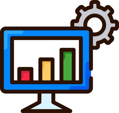 Basit vektör illüstrasyon finansı