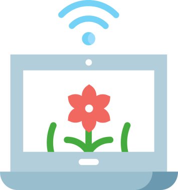 Basit vektör illüstrasyon bitkileri