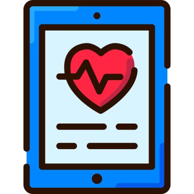 Basit vektör illüstrasyon sağlık hizmeti