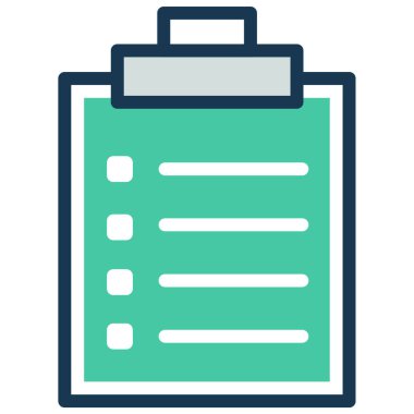 Basit vektör illüstrasyon Panosu