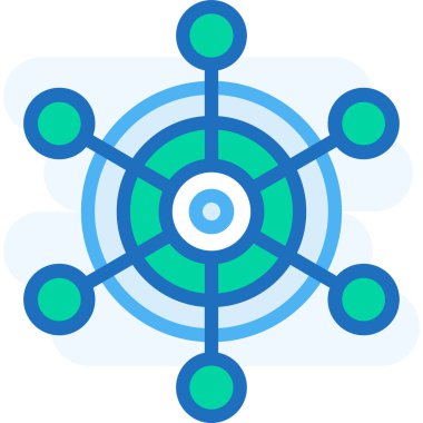 Basit vektör çizim gemisi çarkı