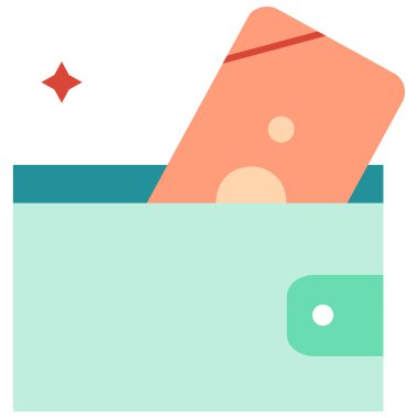 Basit vektör illüstrasyon çantası