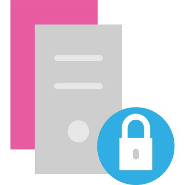 Basit vektör illüstrasyon veritabanı koruması 