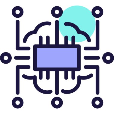 Basit vektör illüstrasyon planlaması