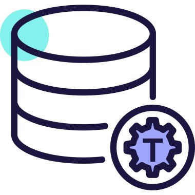 Basit vektör illüstrasyon metin madenciliği