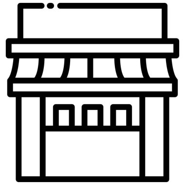 Basit vektör illüstrasyon gıda uygulaması