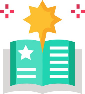 dergi reklamları düz simge, vektör, illüstrasyon