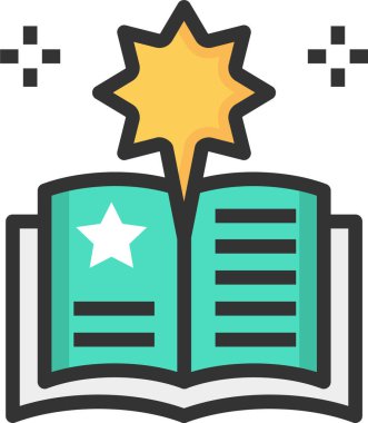 dergi reklamları düz simge, vektör, illüstrasyon