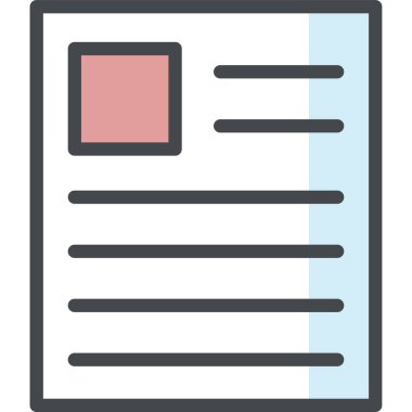 Yorumlar içeren sayfa Düz simge, vektör, illüstrasyon