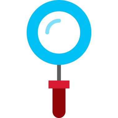 Büyütme cam simgesi arama konsepti, vektör, illüstrasyon, 