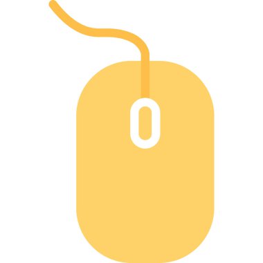 Beyaz arkaplanda izole edilmiş web simgesi fare vektör çizimi