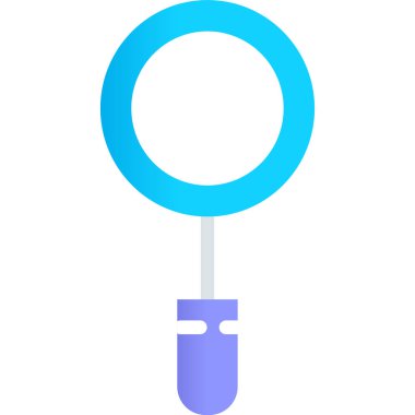 Büyütme cam simgesi arama konsepti, vektör, illüstrasyon, 