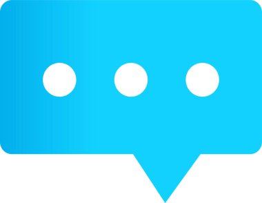 konuşma balonu simgesi, vektör illüstrasyonu