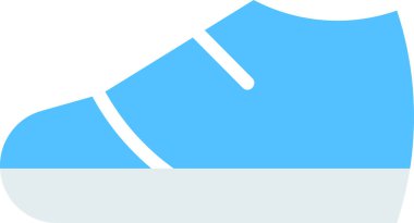 Ayakkabı düzlüğü simgesi, vektör, illüstrasyon