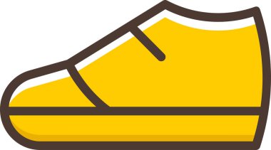 Ayakkabı düzlüğü simgesi, vektör, illüstrasyon