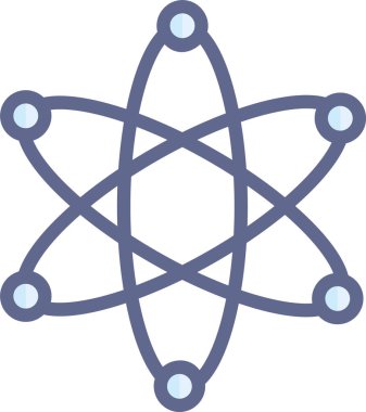 Bilim yassı simgesi, vektör, illüstrasyon