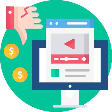 düz simge, vektör, resimleme gibi değil 