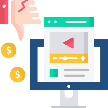 düz simge, vektör, resimleme gibi değil 