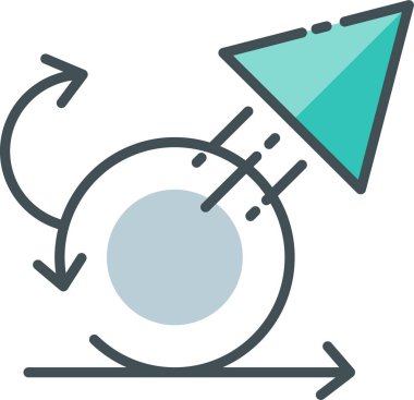 Sıkıştırma izin düz simge, vektör, illüstrasyon 