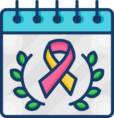 Dünya hepatit günü, vektör illüstrasyonlu takvim düzlüğü simgesi 