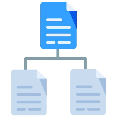 İş dosyalarını paylaşma simgesi. Dosya, rapor, kağıt. vektör illüstrasyonu
