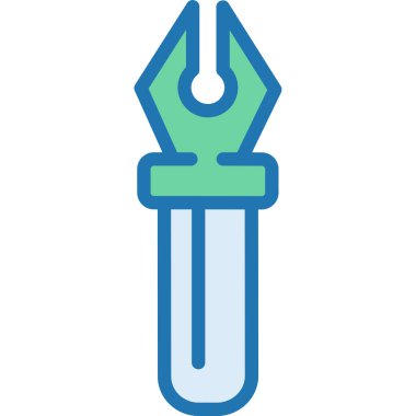 dolmakalem ağı simgesi, ayarlar konsepti. vektör illüstrasyonu