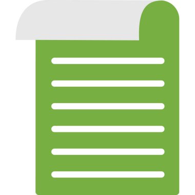 İş dosyası Simgesi. Dosya, rapor, kağıt. vektör illüstrasyonu