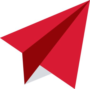 kağıt düzlem düz simge, vektör, illüstrasyon