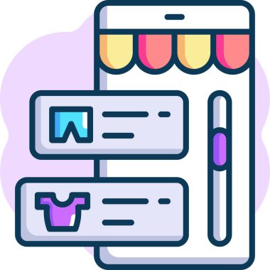 Dilek listesinin minimalist vektör illüstrasyonu