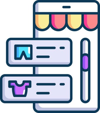 Dilek listesinin minimalist vektör illüstrasyonu