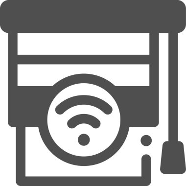 Akıllı körlerin minimalist vektör illüstrasyonu