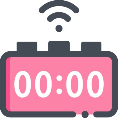 Akıllı saatin minimalist vektör çizimi