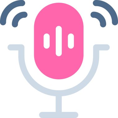 minimal vektör illüstrasyonu, mikrosimge