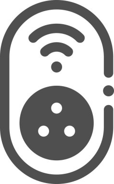 Uzaktan denetleyicinin minimalist vektör çizimi