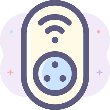 Uzaktan denetleyicinin minimalist vektör çizimi