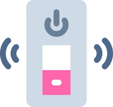 Anahtar denetleyicisinin minimalist vektör illüstrasyonu