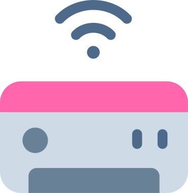 Klimanın minimalist karikatür çizimi