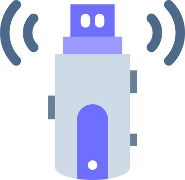 usb sürücüsünün minimalist karikatür çizimi