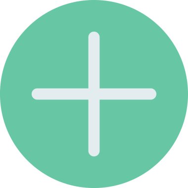 + için minimalist vektör illüstrasyonu, simge ekle