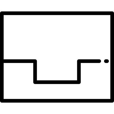 Ian kablosunun minimalist vektör illüstrasyonu