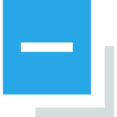 minimalist vektör illüstrasyonu, simgeyi küçült