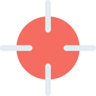 asgari vektör illüstrasyonu, hedef simge