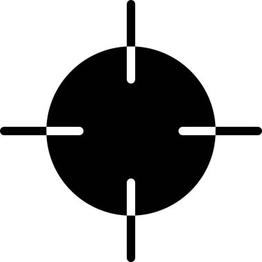 asgari vektör illüstrasyonu, hedef simge